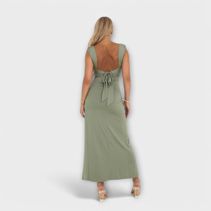 Ellie | Midikleid mit Rückenschnürung