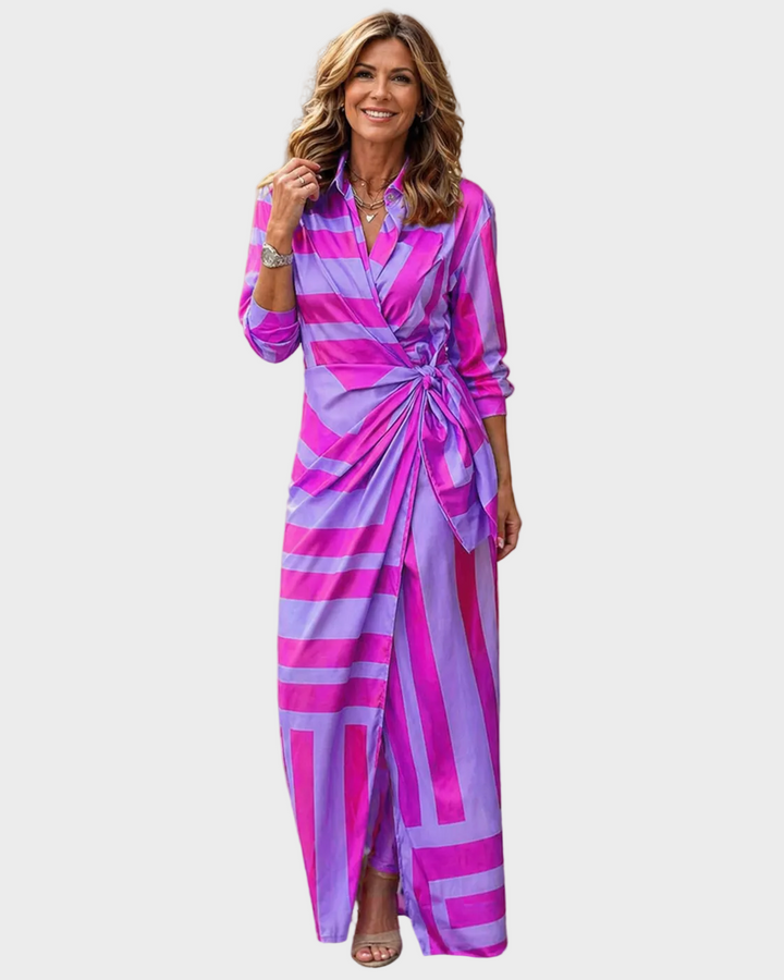 Lola | Maxikleid mit grafischem Print