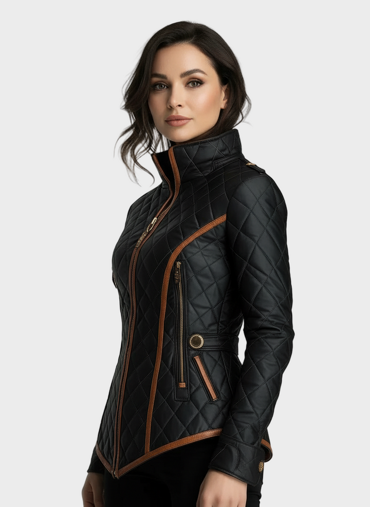 Lillian - Daunenjacke mit Diamantsteppmuster