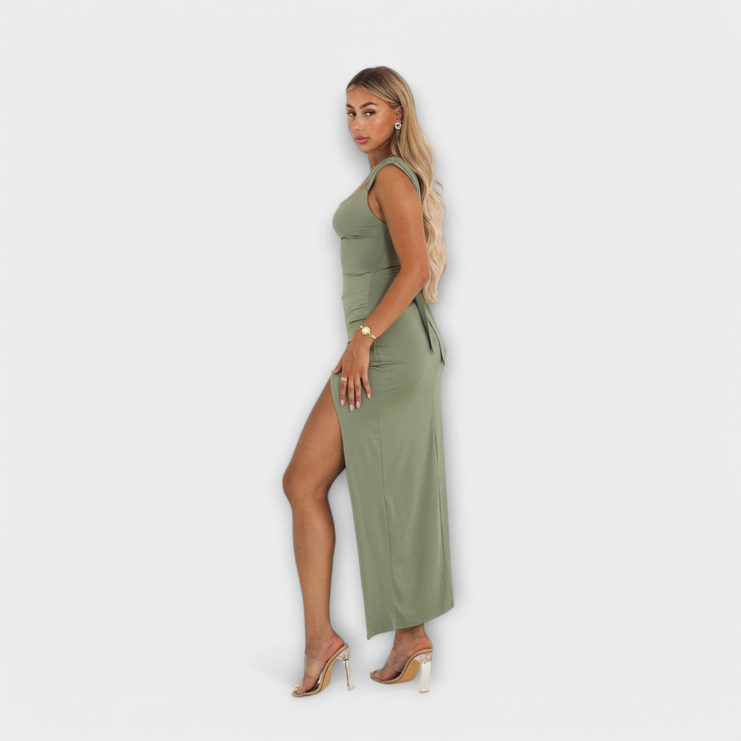 Ellie | Midikleid mit Rückenschnürung