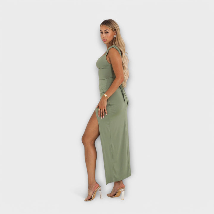 Ellie | Midikleid mit Rückenschnürung