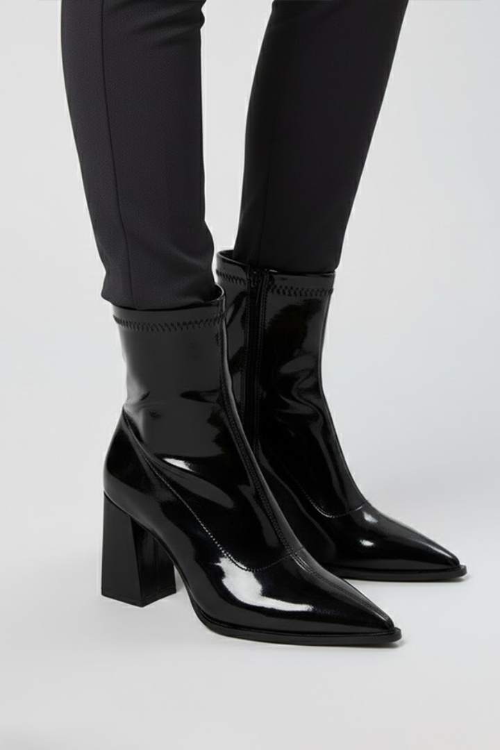 Bianca | Ankle Boots mit niedrigem Blockabsatz