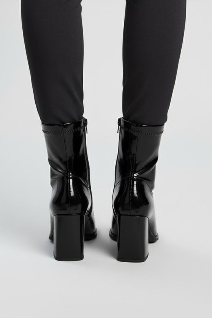 Bianca | Ankle Boots mit niedrigem Blockabsatz