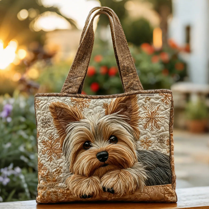 Yorkshire Terrier | Gesteppte Shopper-Tasche