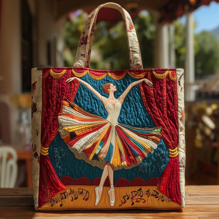 Elegante Ballerina | Gesteppte Shopper-Tasche