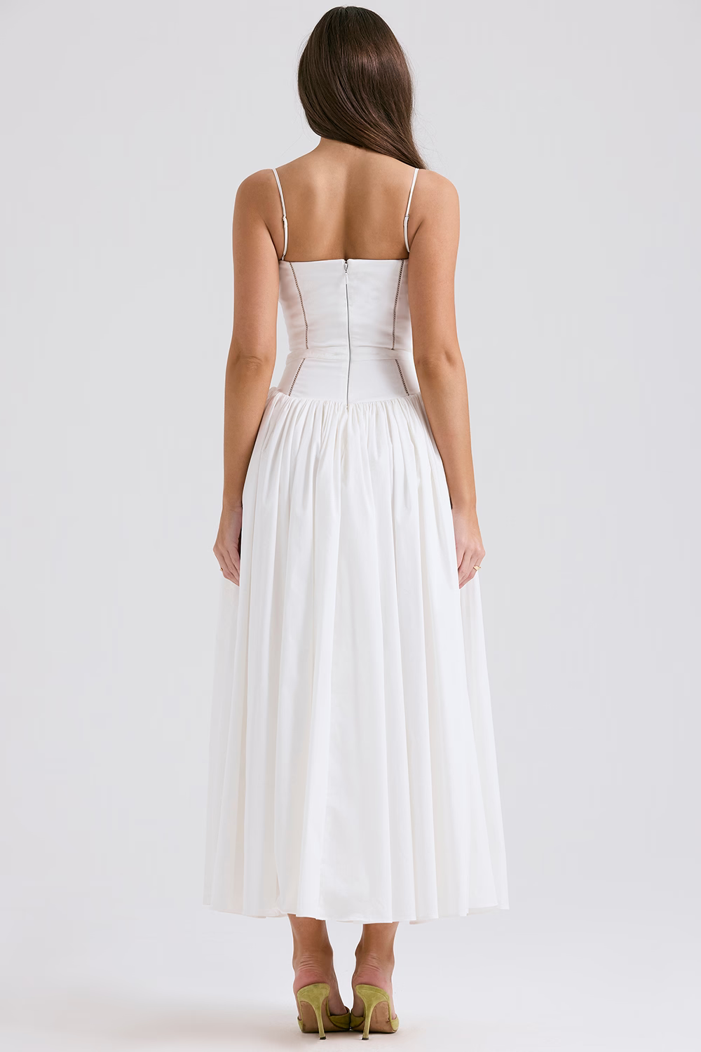 Alexandra | Maxikleid mit Blumenmuster und schmalen Trägern