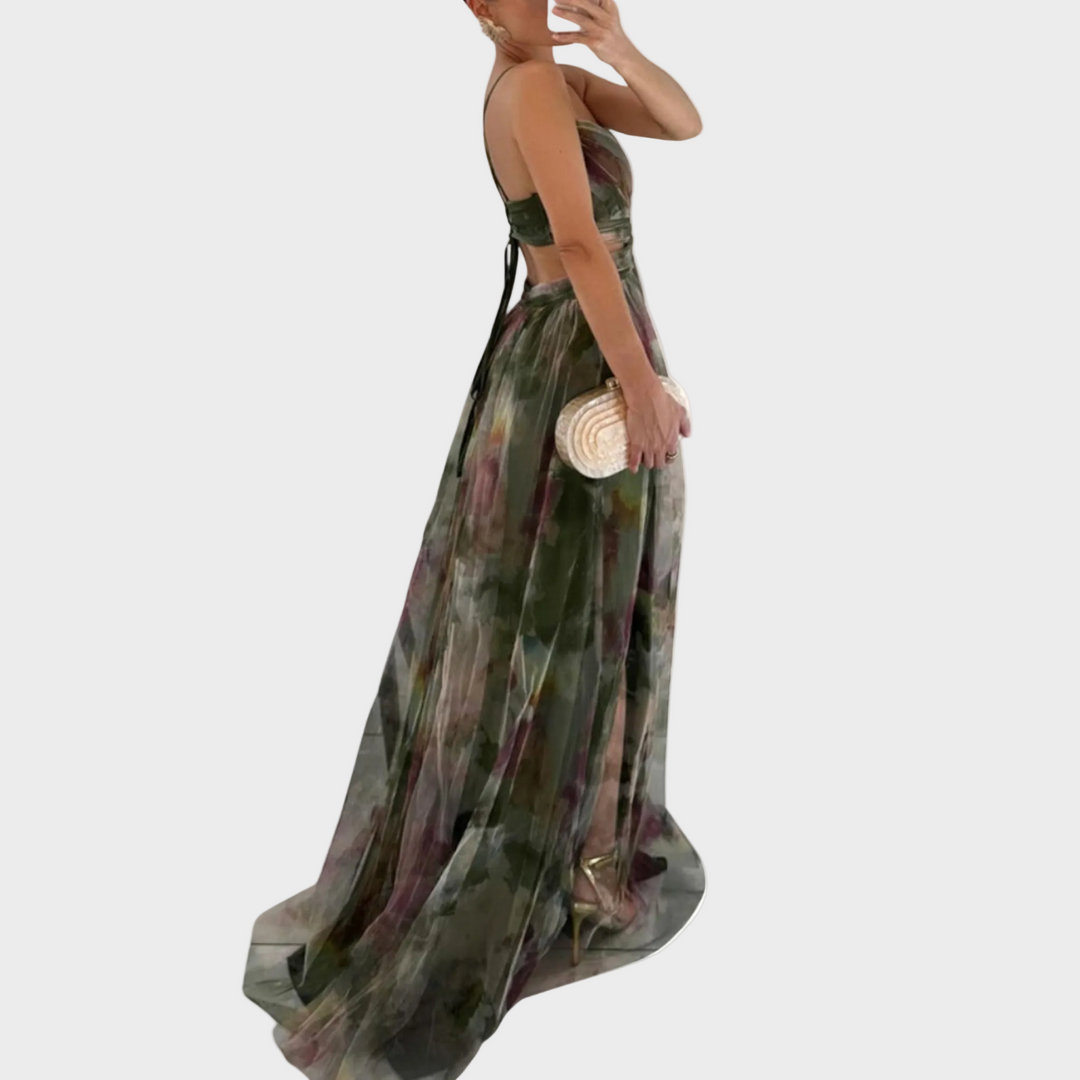 Jasmina | Chiffonkleid mit verstellbaren Trägern