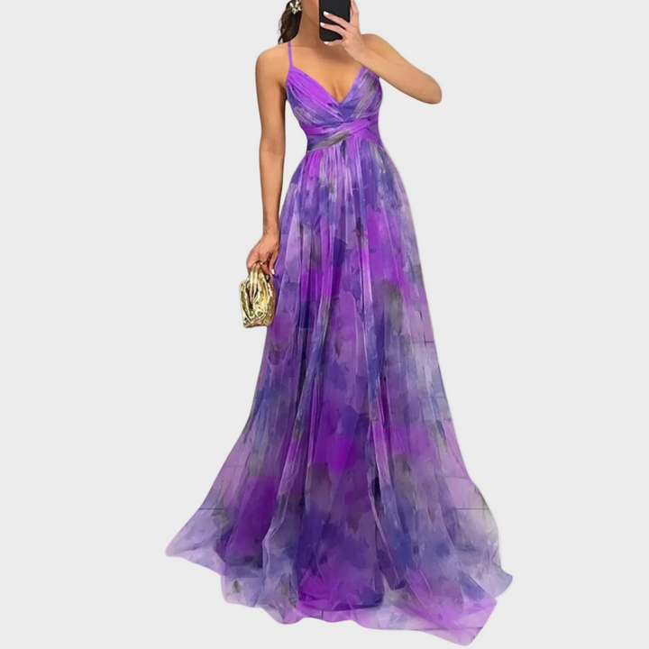 Jasmina | Chiffonkleid mit verstellbaren Trägern