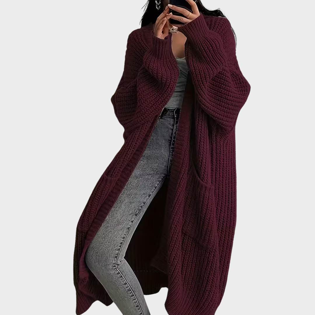 Piper | Langer Strick-Cardigan für Frauen
