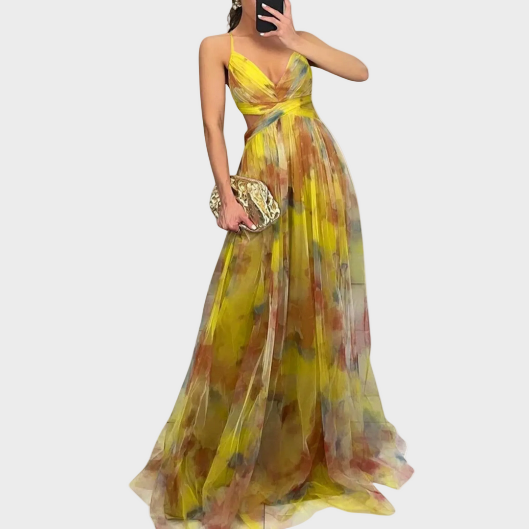 Jasmina | Chiffonkleid mit verstellbaren Trägern