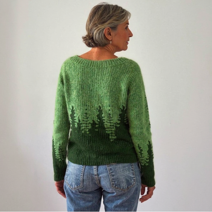 Klaudia - Vintage Handgestrickter Pullover