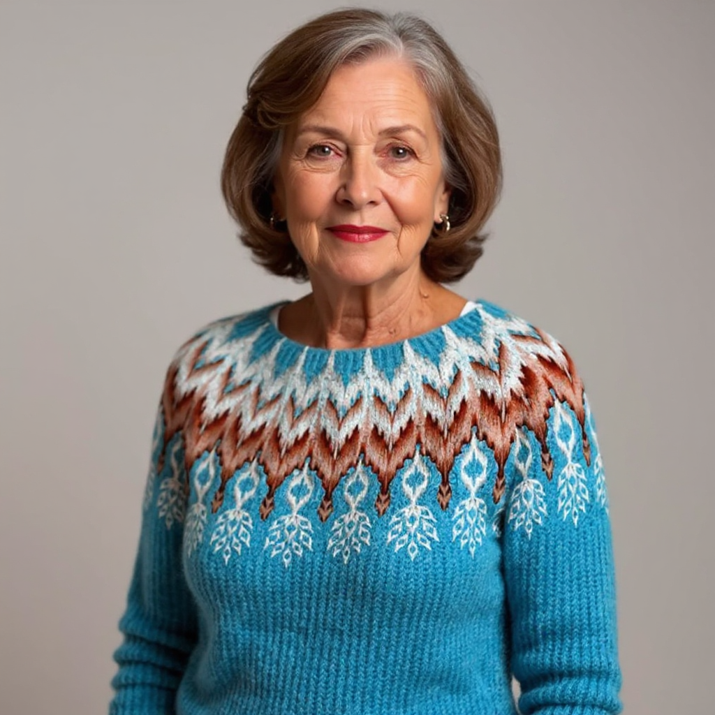Nikola - Vintage Wollpullover