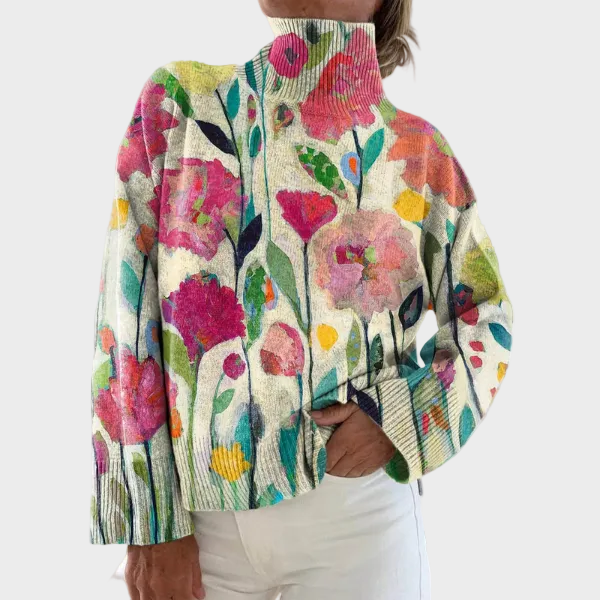 Mara | Pullover mit hohem Kragen