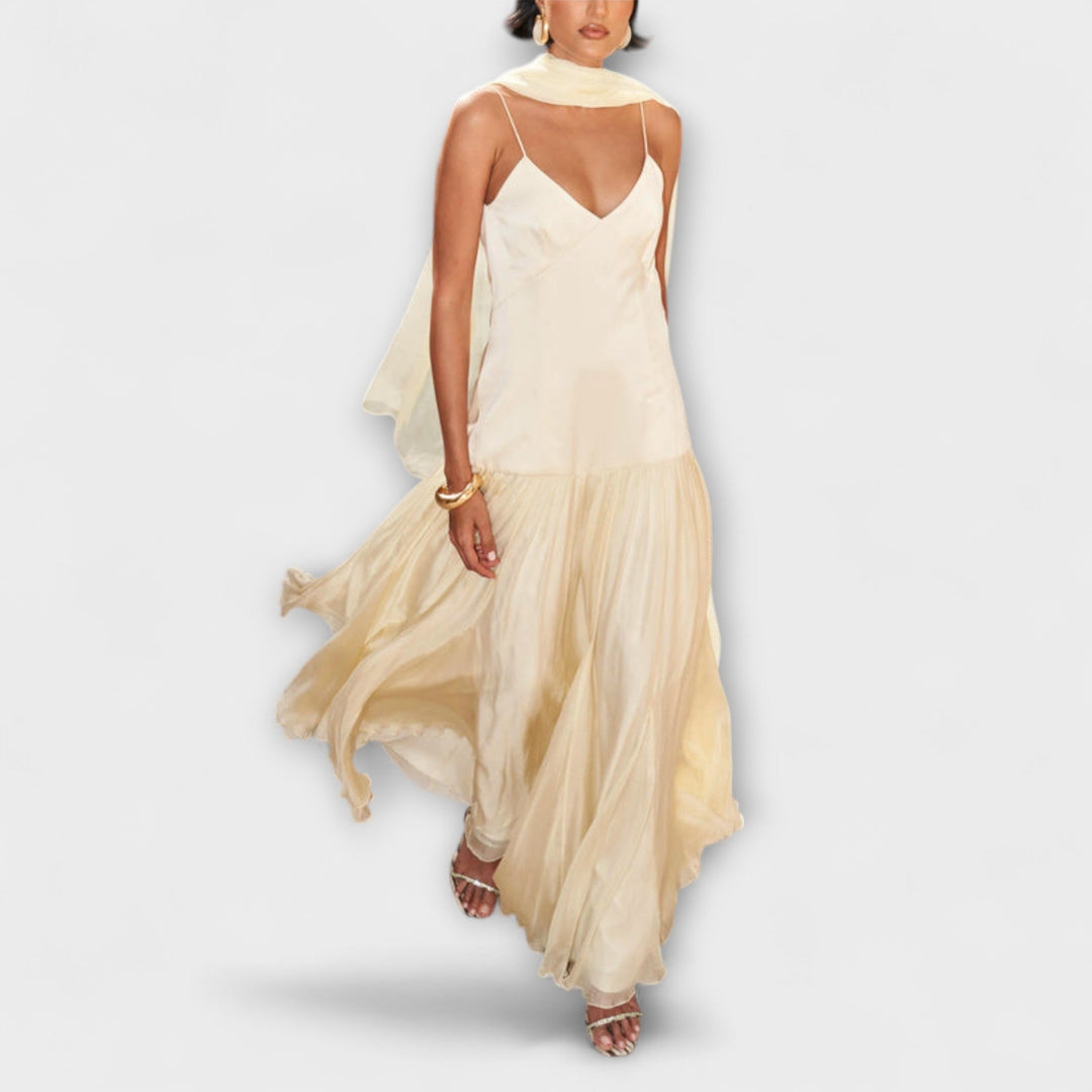 Solene - Fía Flows Lang Maxi Kleid