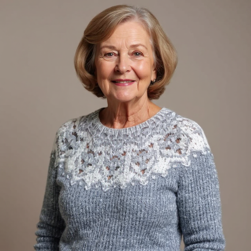 Beata - Vintage-Pullover