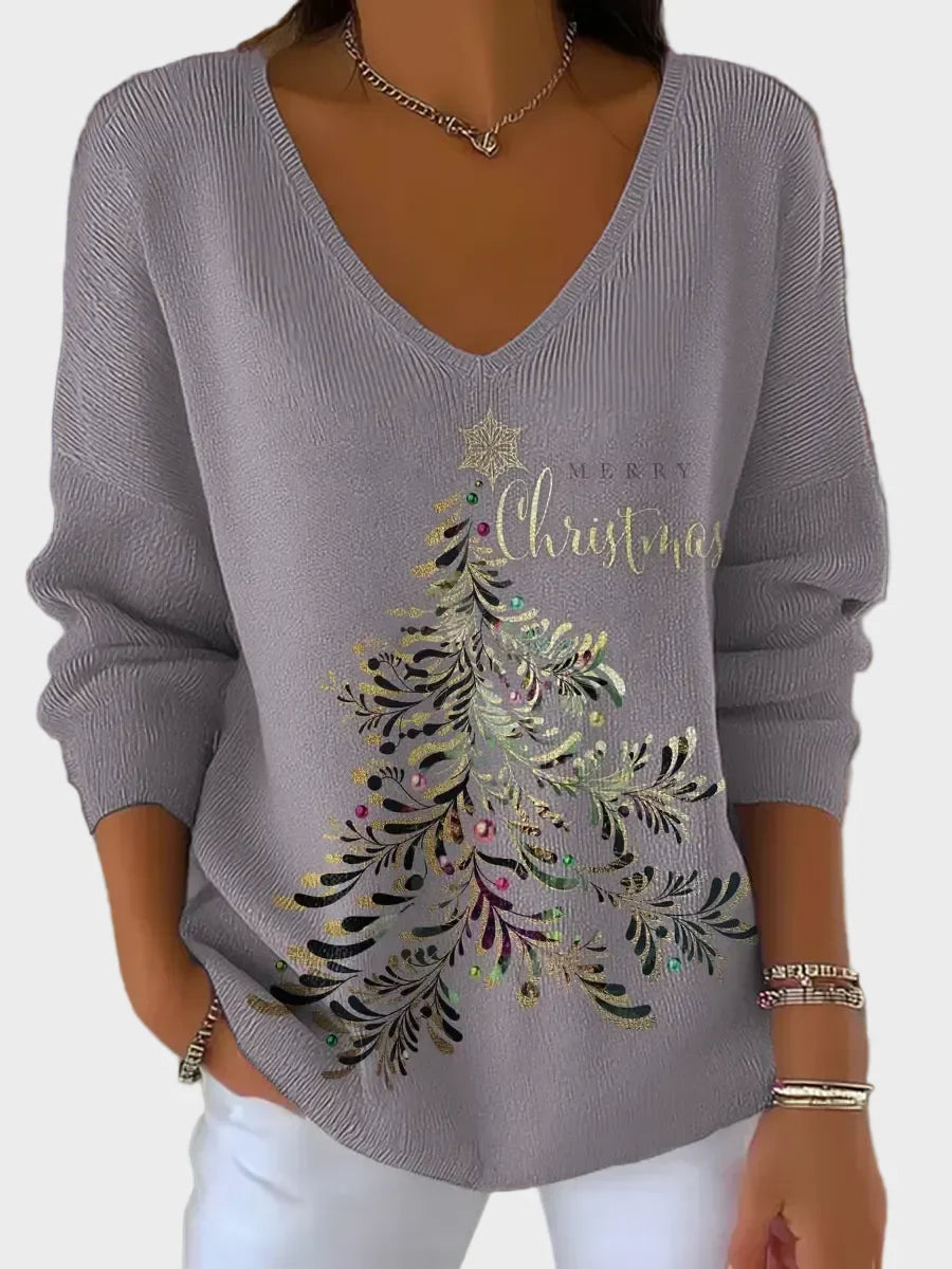 Nancy | Eleganter Weihnachtspullover