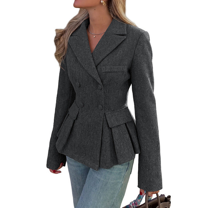 Clara | Damen Blazer mit langen Ärmeln und Taschen