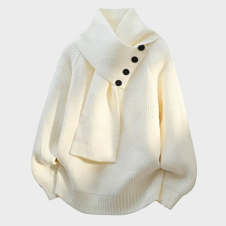 Arielle | Bequemer Pullover mit Schalkragen