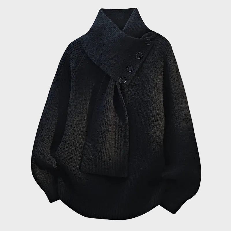 Arielle | Bequemer Pullover mit Schalkragen