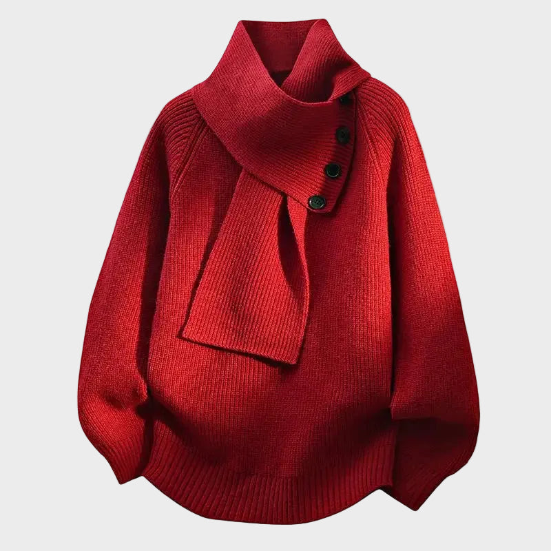 Arielle | Bequemer Pullover mit Schalkragen