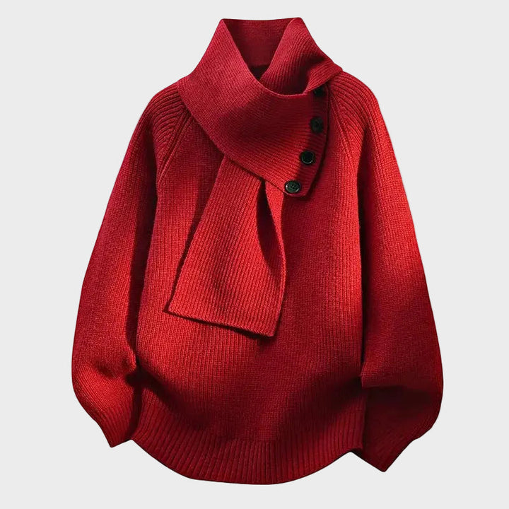 Arielle | Bequemer Pullover mit Schalkragen