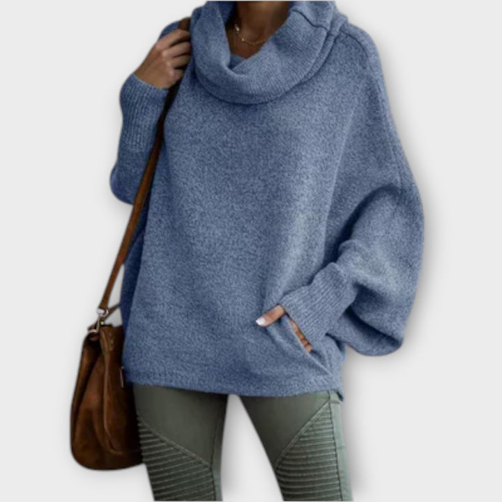 Ulrike - Eleganter Damenpullover in Schildpatt