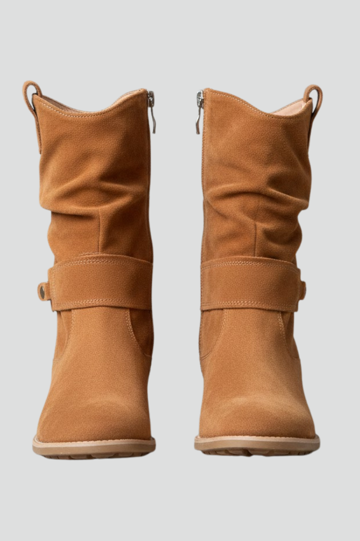 Olga | Reissverschluss-Boots mit griffiger Sohle