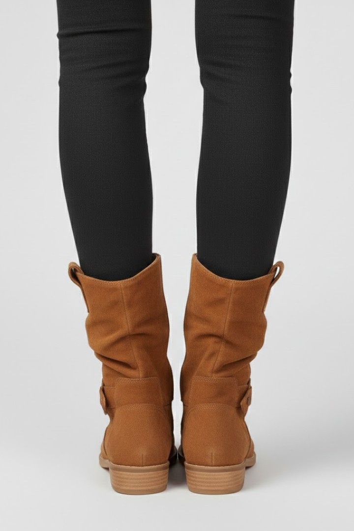 Olga | Reissverschluss-Boots mit griffiger Sohle