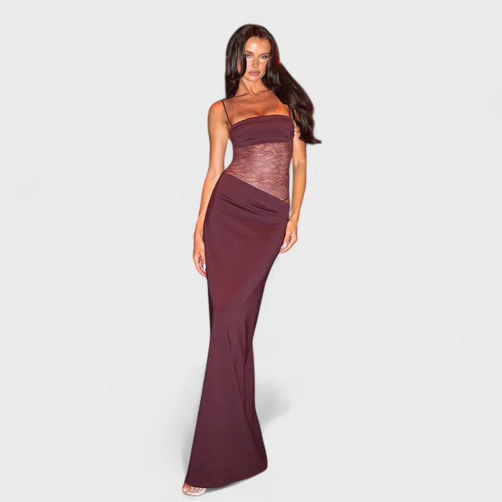 Hanne | Fliessendes Maxikleid mit zeitlosen Details