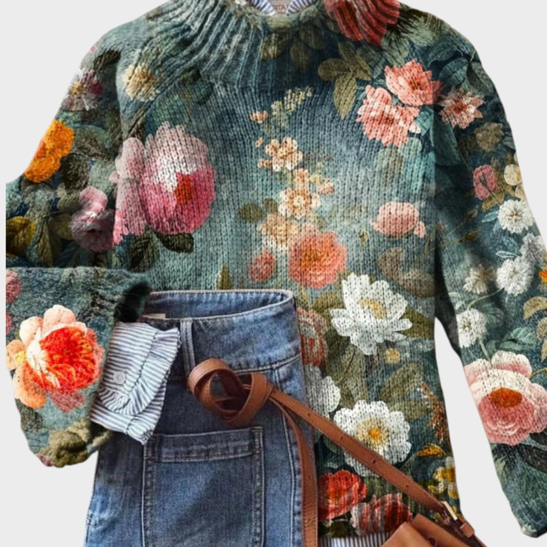Patrícia | Künstlerischer Rollkragenpullover