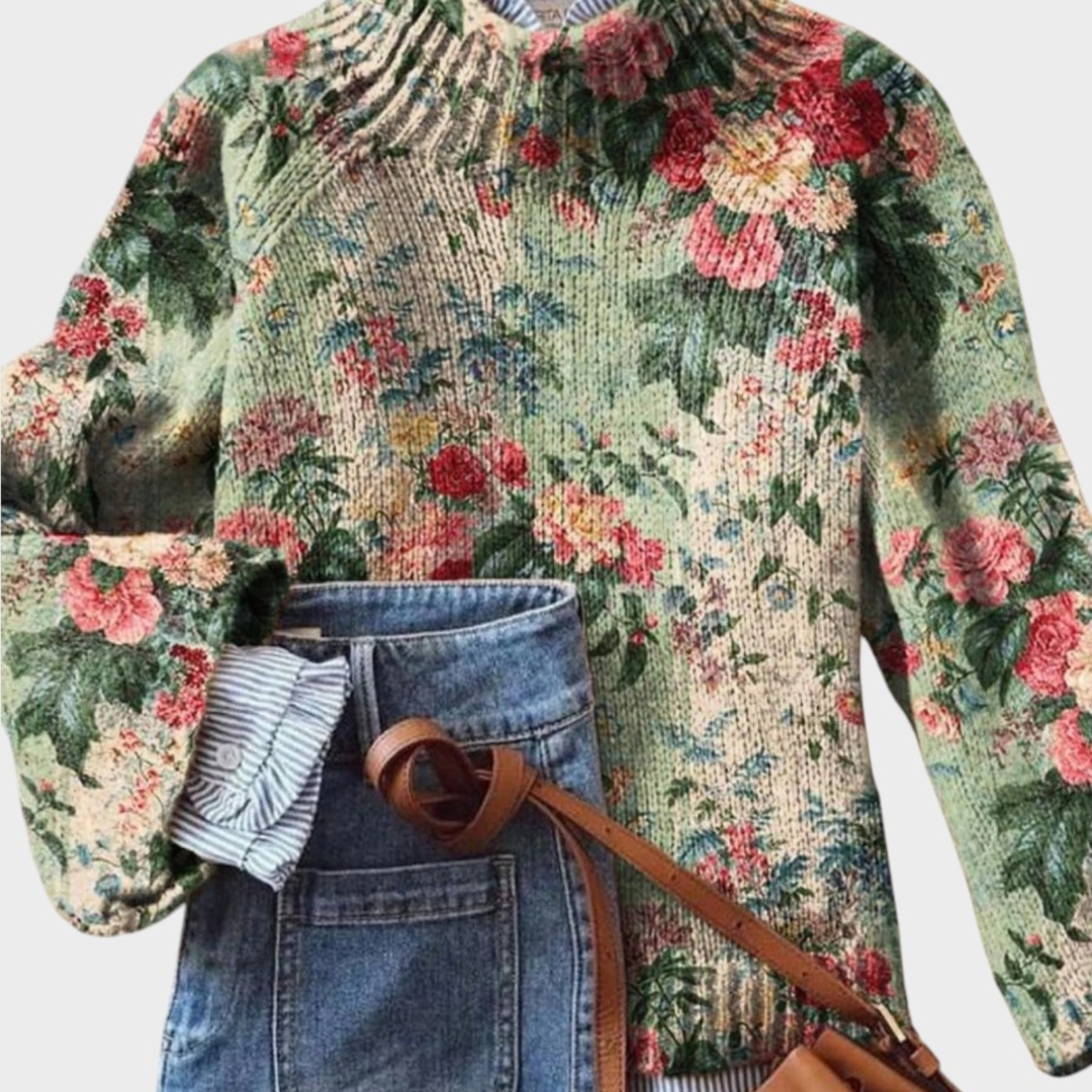 Ângela | Künstlerischer Rollkragenpullover