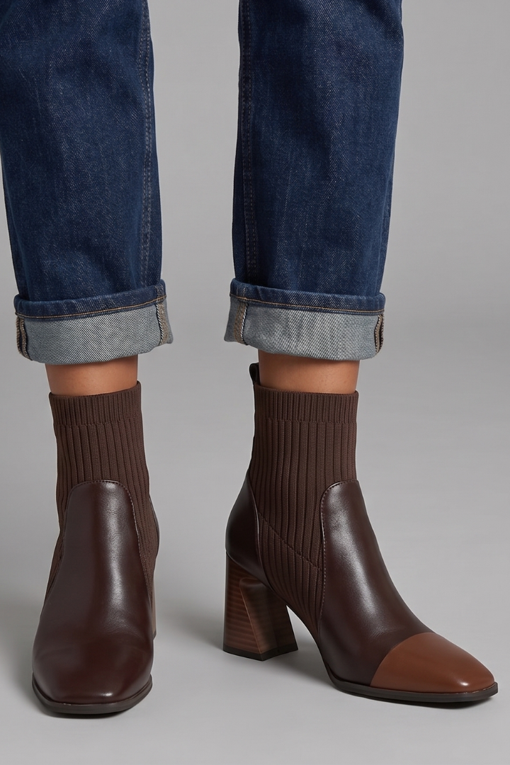 Wendy | Ankle Boots mit Blockabsatz-Design für den Herbst
