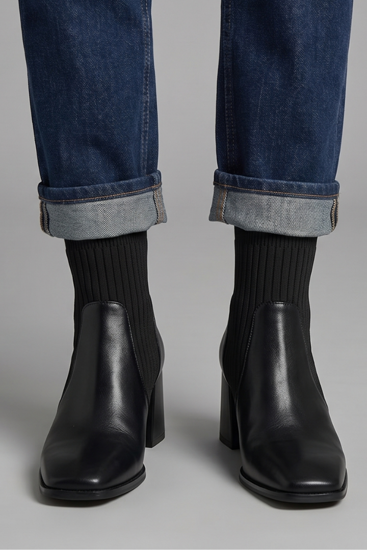 Wendy | Ankle Boots mit Blockabsatz-Design für den Herbst