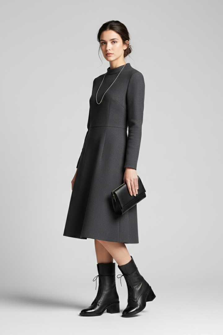 Farrah | Ankle Boots mit Schnürverschluss und Blockabsatz