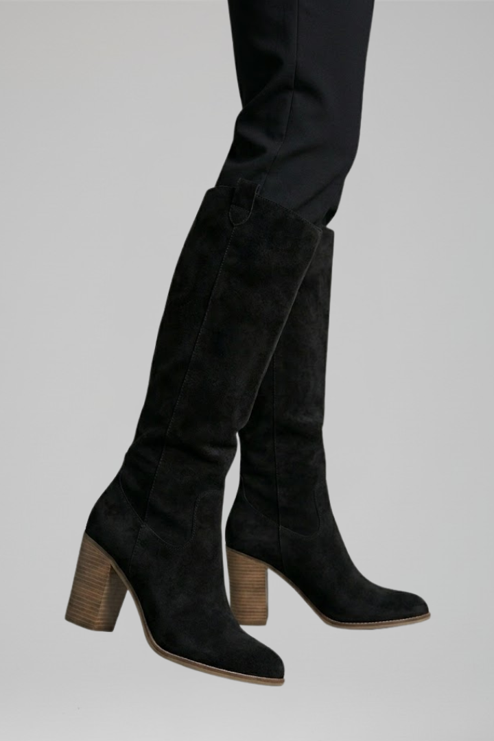 Zara | Overknee-Stiefel mit Blockabsatz für den Herbst
