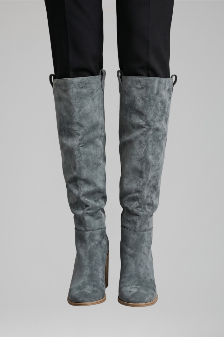Zara | Overknee-Stiefel mit Blockabsatz für den Herbst