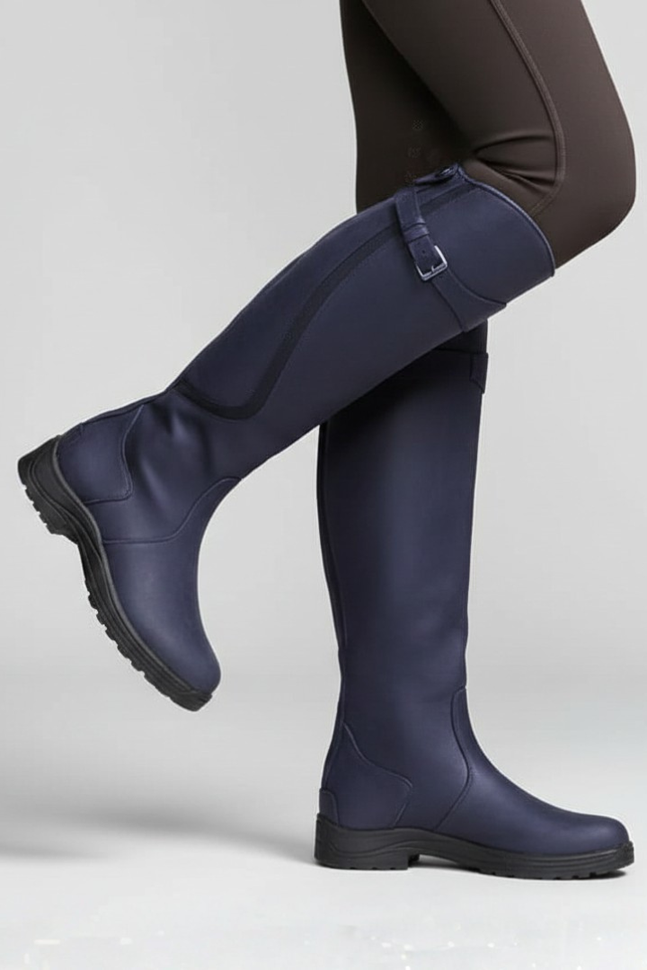 Greta | Overknee-Stiefel im Slip-on-Design mit Gummisohle