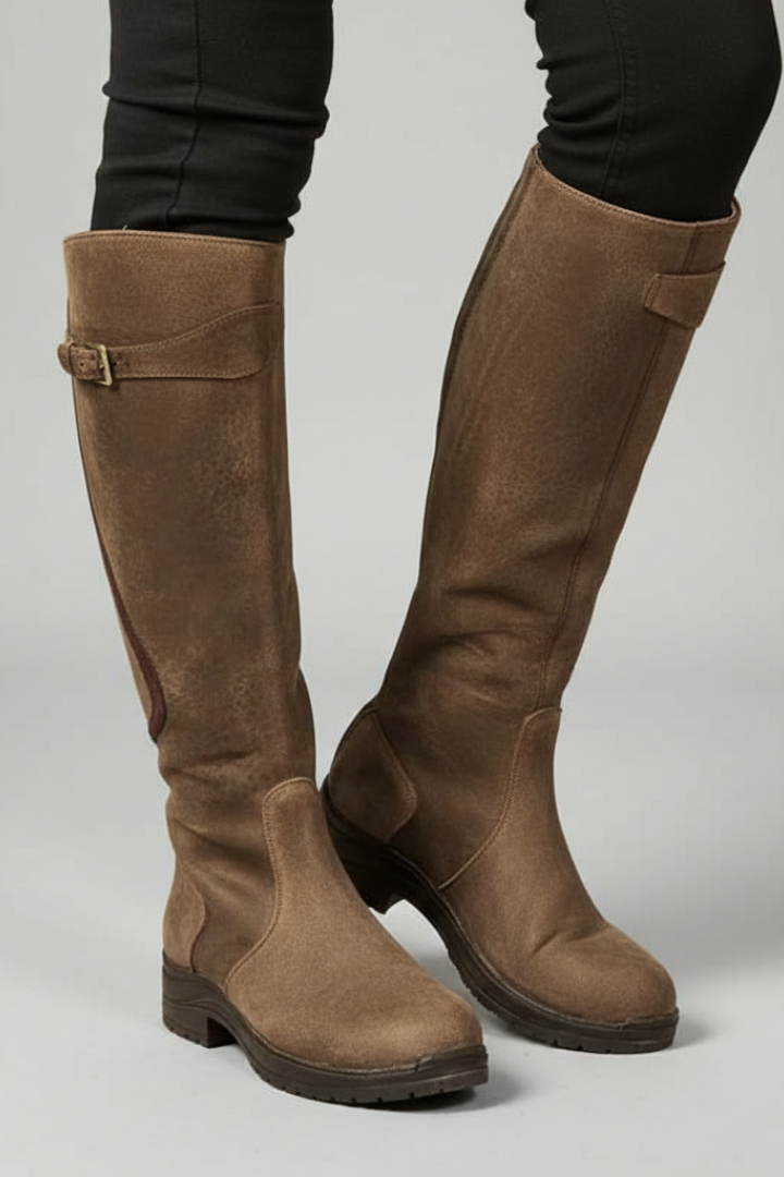 Greta | Overknee-Stiefel im Slip-on-Design mit Gummisohle