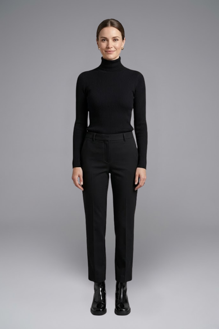 Ivy | Leder-Ankle-Boots mit Blockabsatz für den Herbst