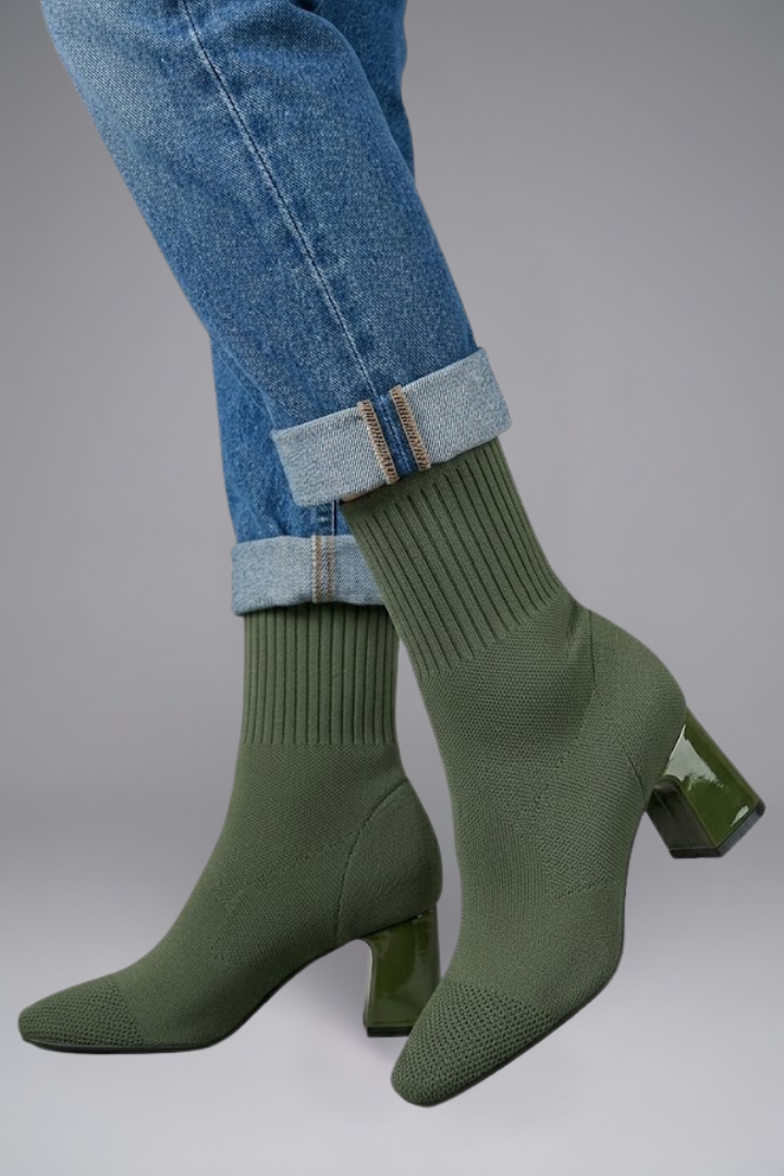 Larissa | Leder-Ankle-Boots im Slip-on-Design für den Herbst