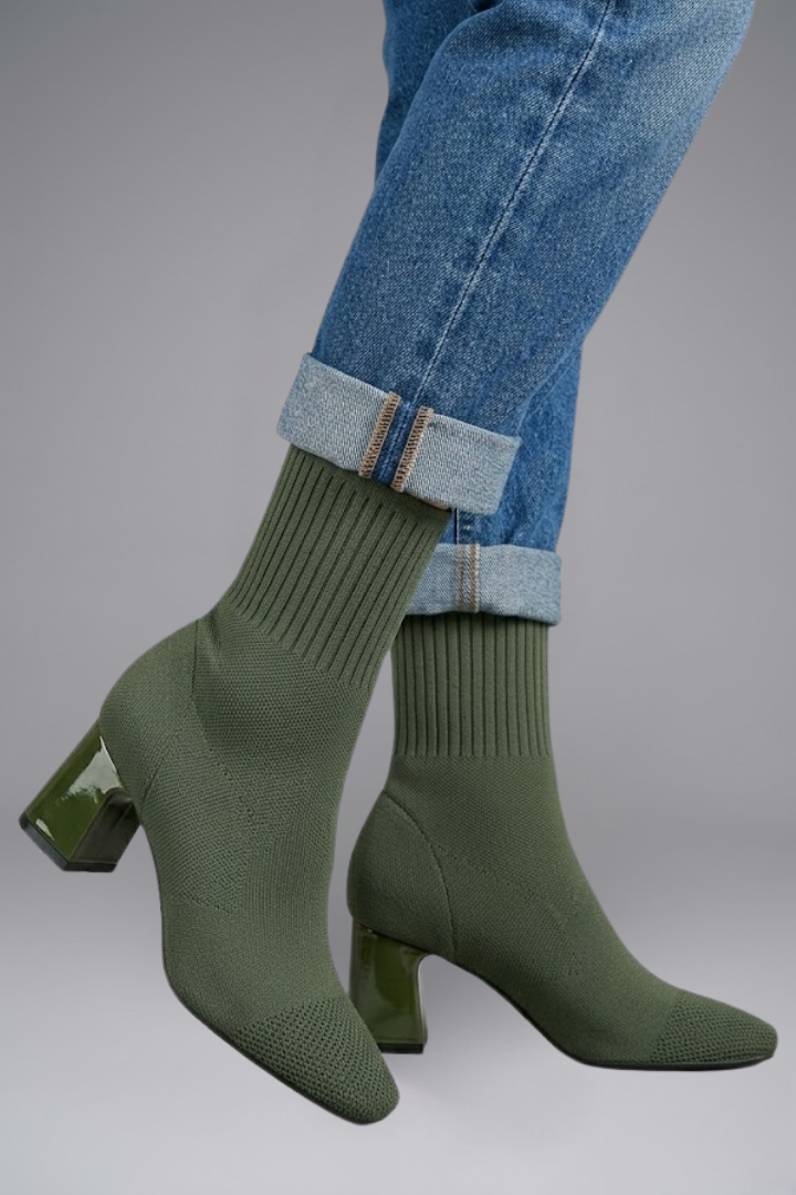 Larissa | Leder-Ankle-Boots im Slip-on-Design für den Herbst