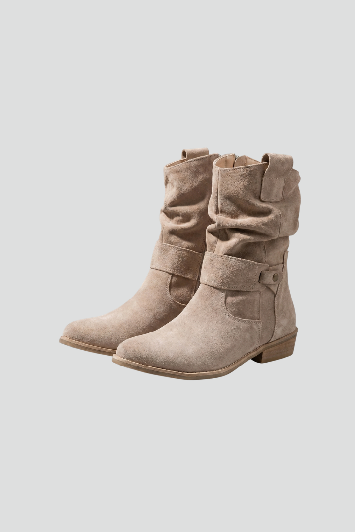 Natasha | Wadenstiefel mit Seitenreissverschluss für den Herbst