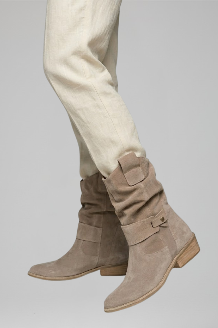 Natasha | Wadenstiefel mit Seitenreissverschluss für den Herbst