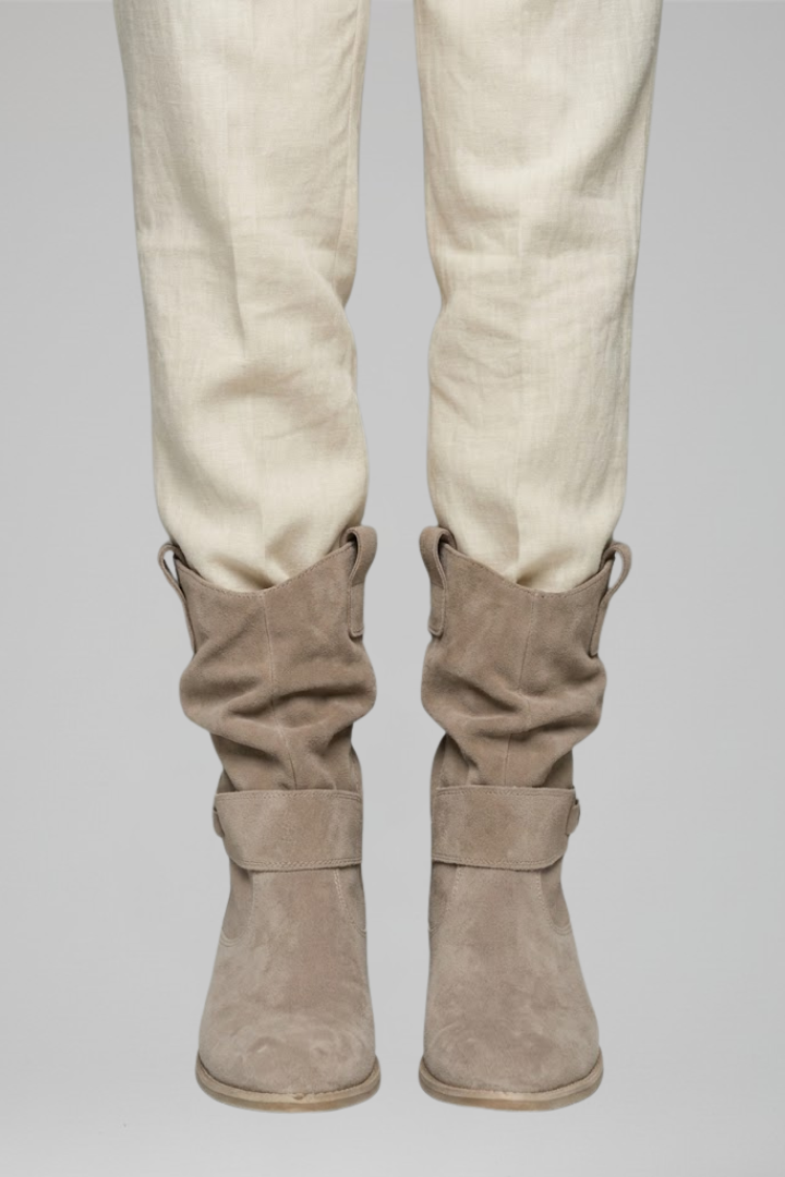 Natasha | Wadenstiefel mit Seitenreissverschluss für den Herbst