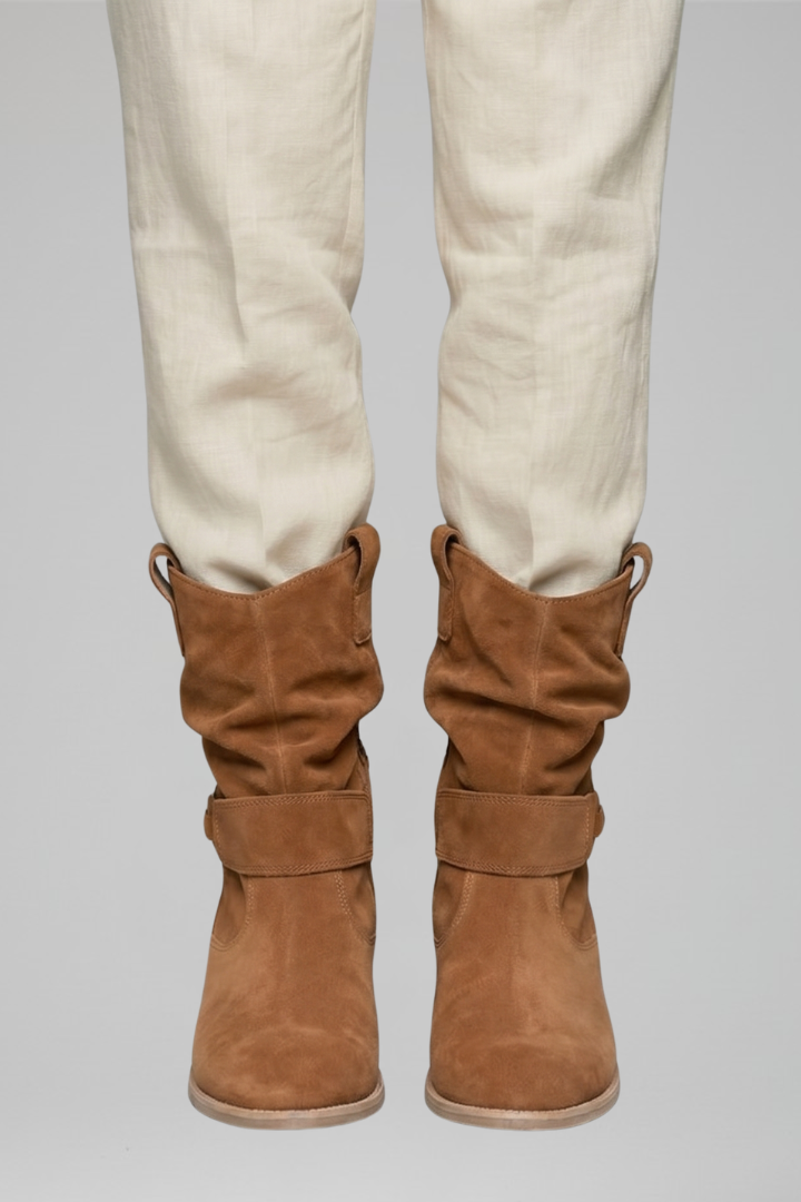 Natasha | Wadenstiefel mit Seitenreissverschluss für den Herbst