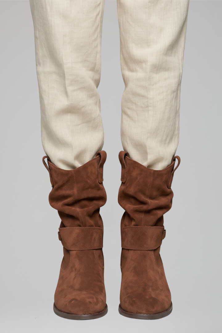 Natasha | Wadenstiefel mit Seitenreissverschluss für den Herbst