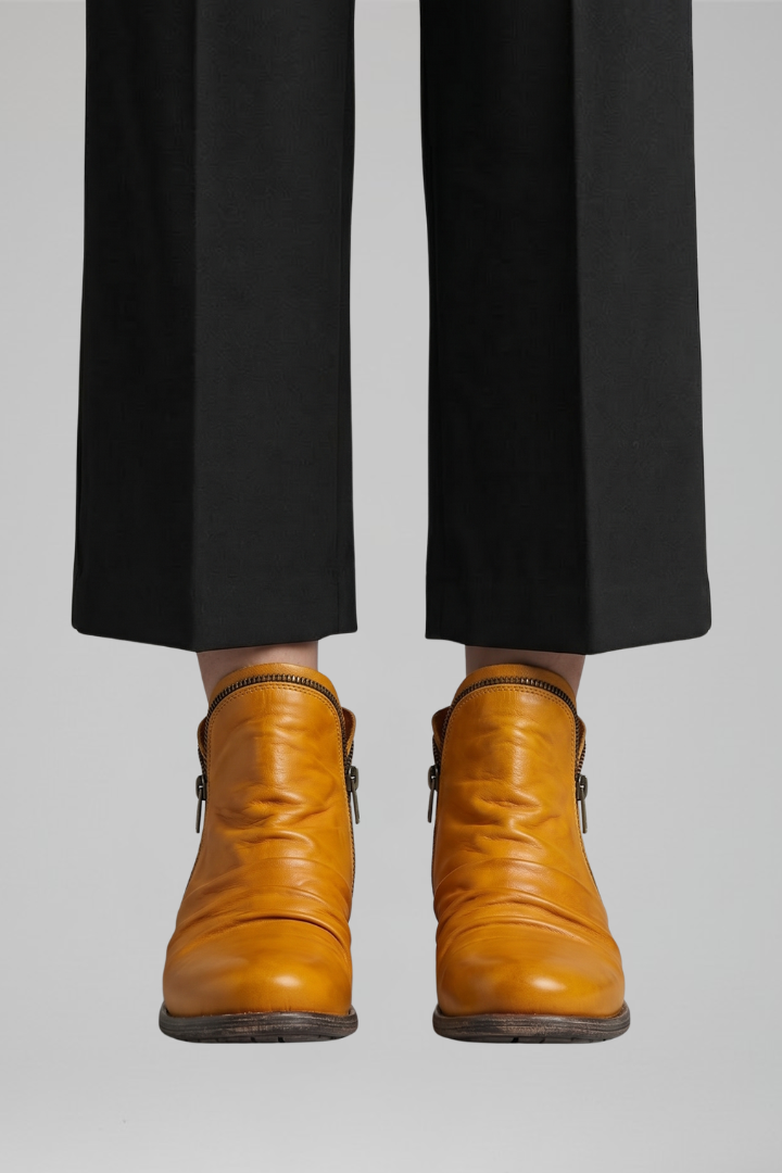 Delphine | Orthopädische Ankle Boots mit Seitenreissverschluss für ganztägigen Komfort