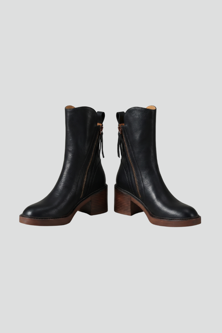 Vanessa | Orthopädische Ankle Boots mit Seitenreissverschluss für ganztägigen Komfort