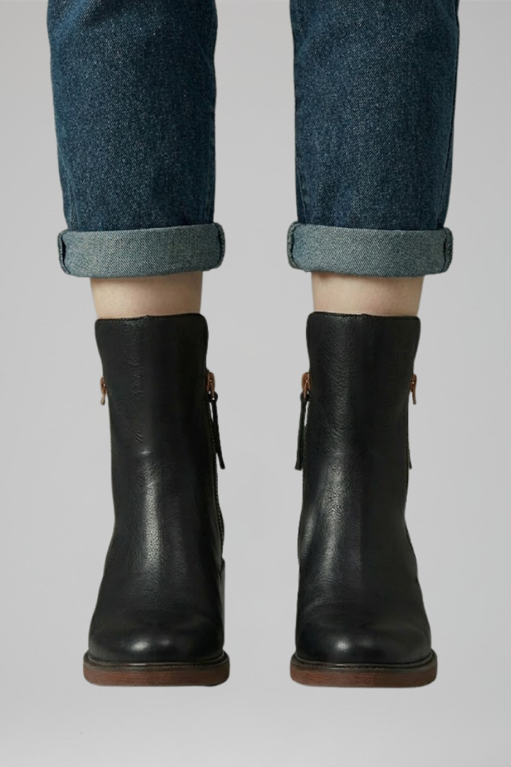 Vanessa | Orthopädische Ankle Boots mit Seitenreissverschluss für ganztägigen Komfort