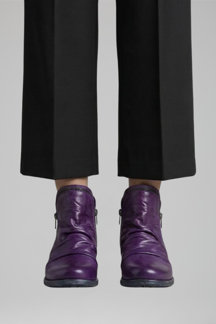 Delphine | Orthopädische Ankle Boots mit Seitenreissverschluss für ganztägigen Komfort